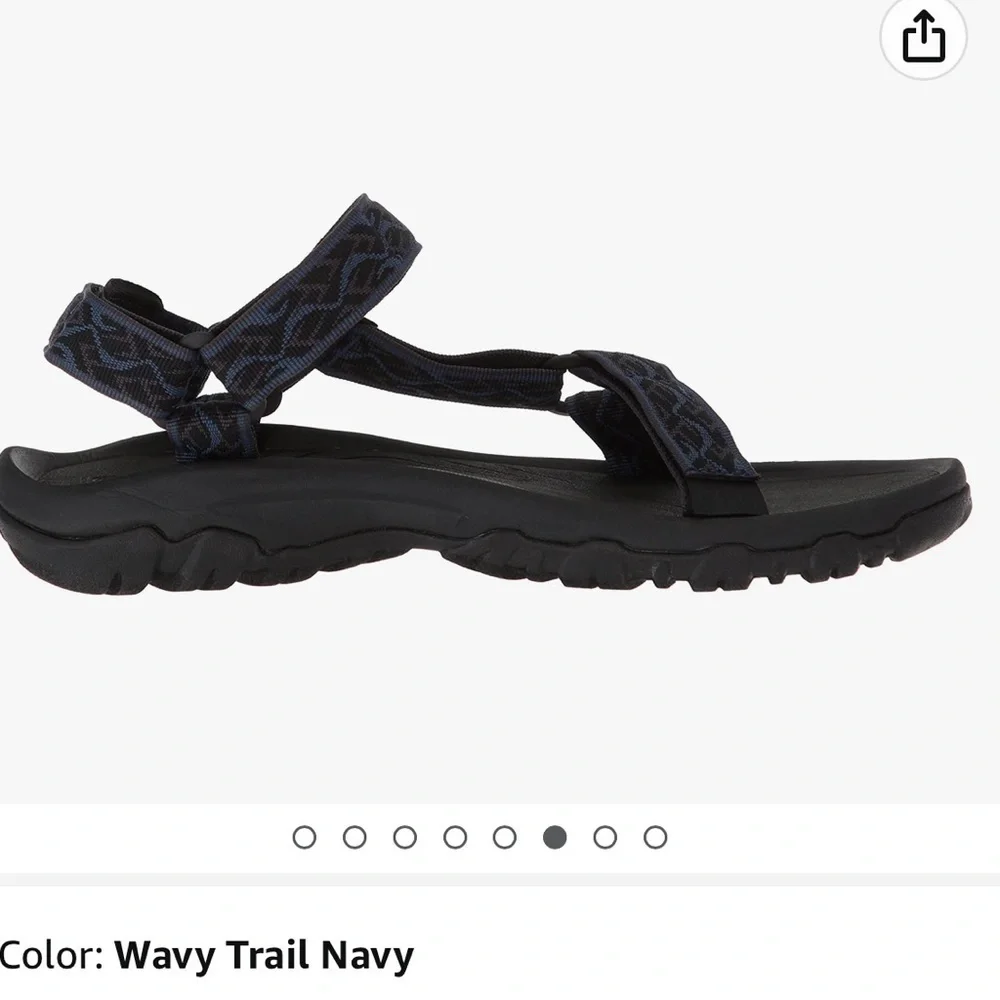 Teva Men's Hurricane 4 Wavy Trail Navy Mens 11